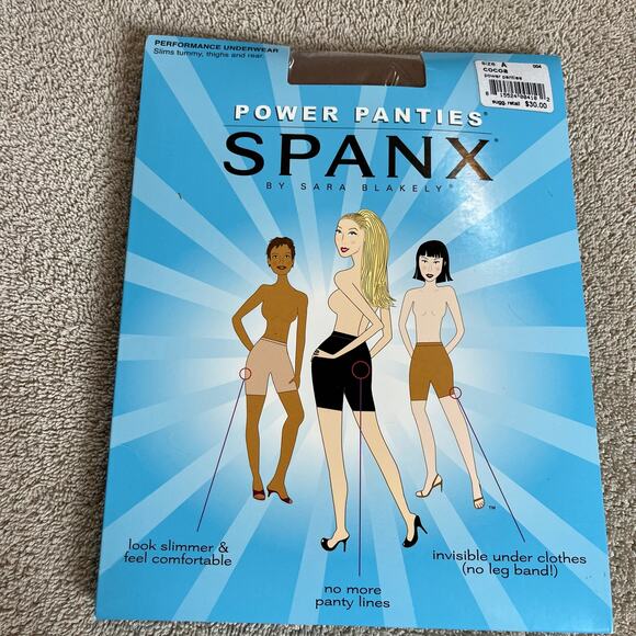 Spanx Power Panties Womens Size A Cocoa Performance Underwear Shapewear NWT - Picture 4 of 8